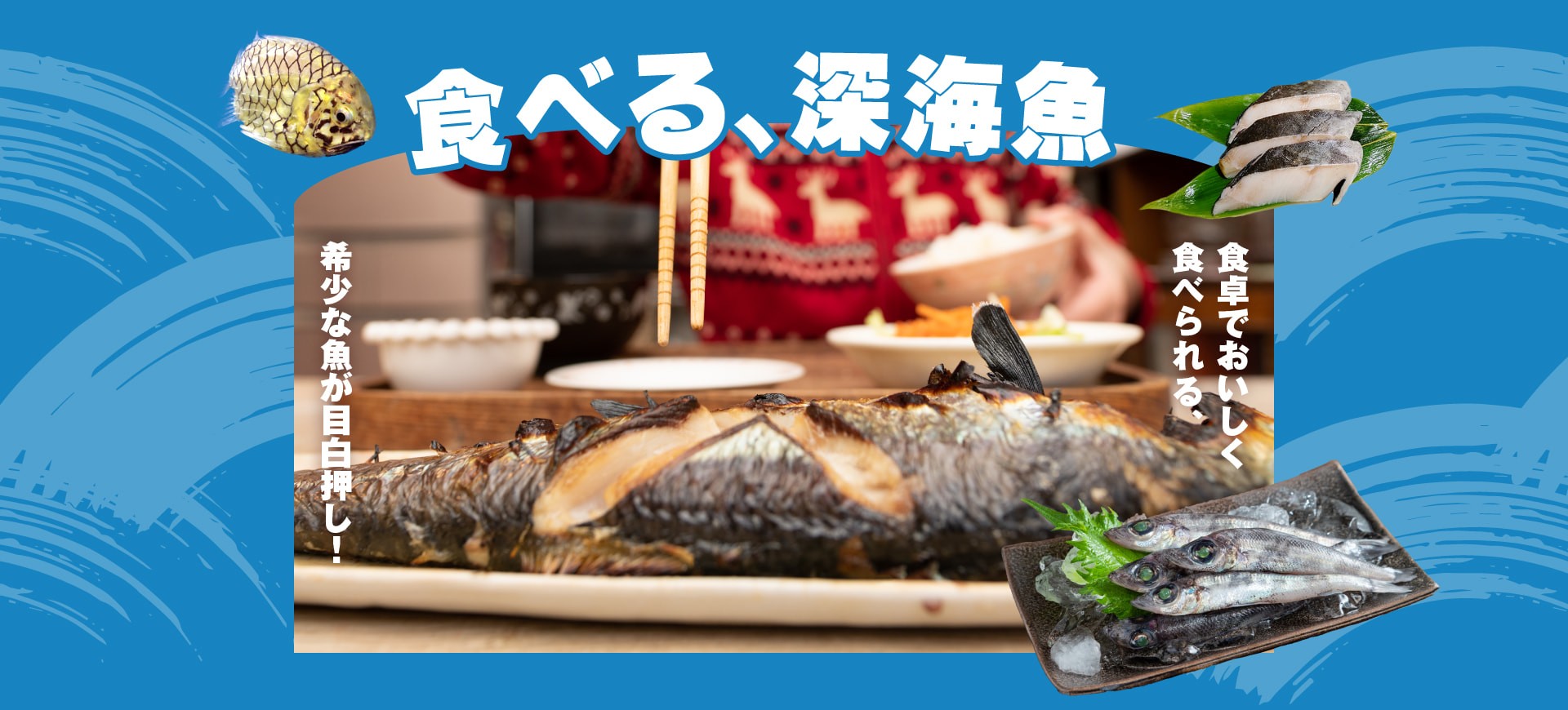 食べる、深海魚。
